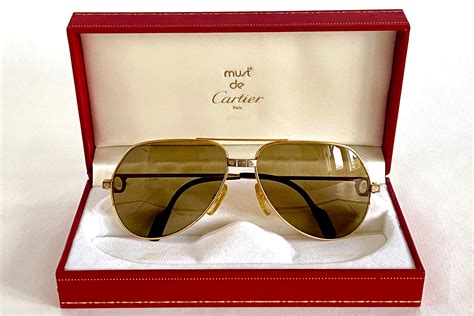 vintage cartier vendome santos sunglasses|Vintage Sunglasses Cartier Vendome .